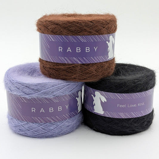 Feines Garn Ecka mit Kid Mohair in allen Farben – RABBY
