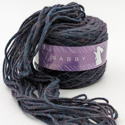 Dickes Garn Crush mit Alpaka in Dunkeljeans, 180 m / 100 g – RABBY
