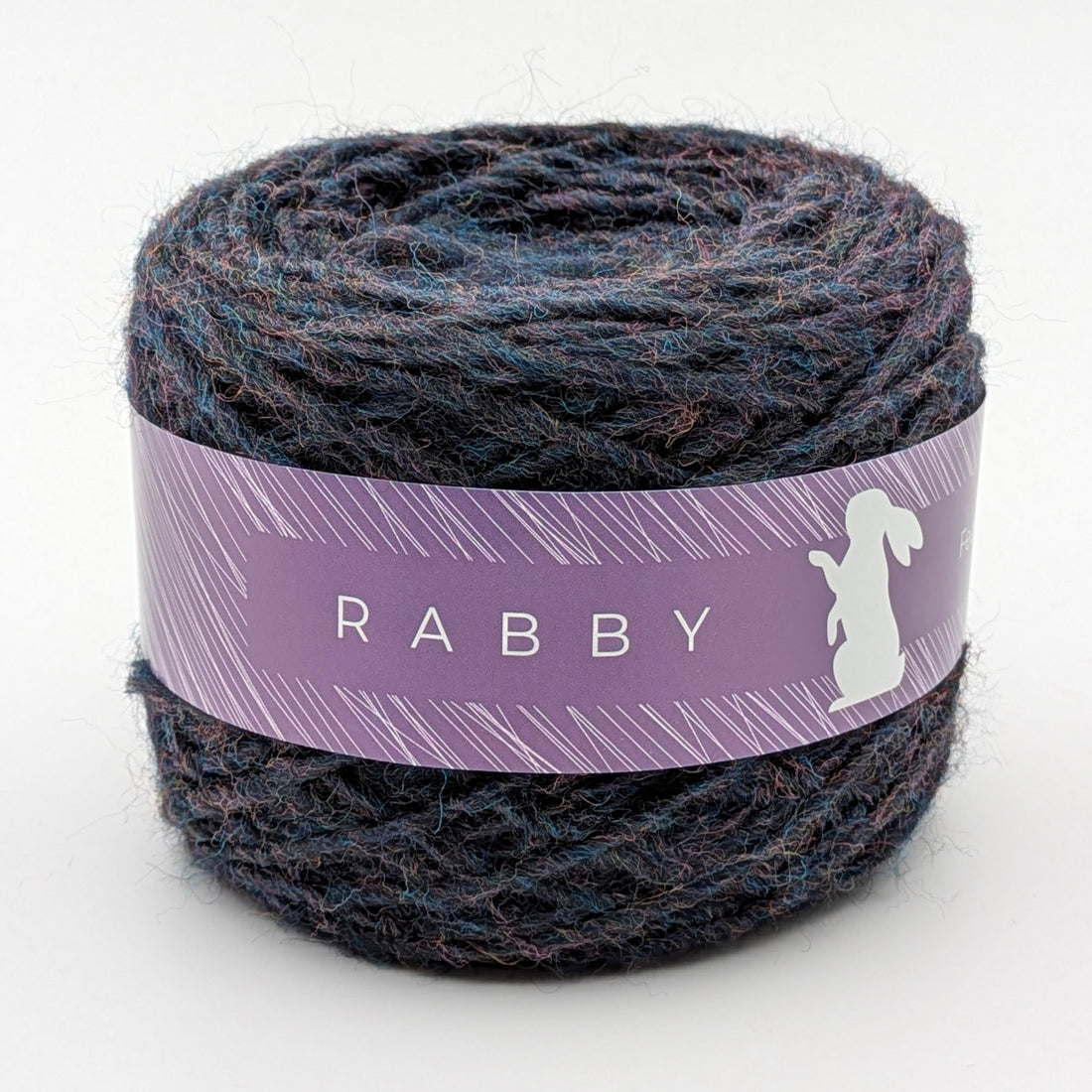 Dickes Garn Crush mit Alpaka in Dunkeljeans – RABBY, weitere Ansicht