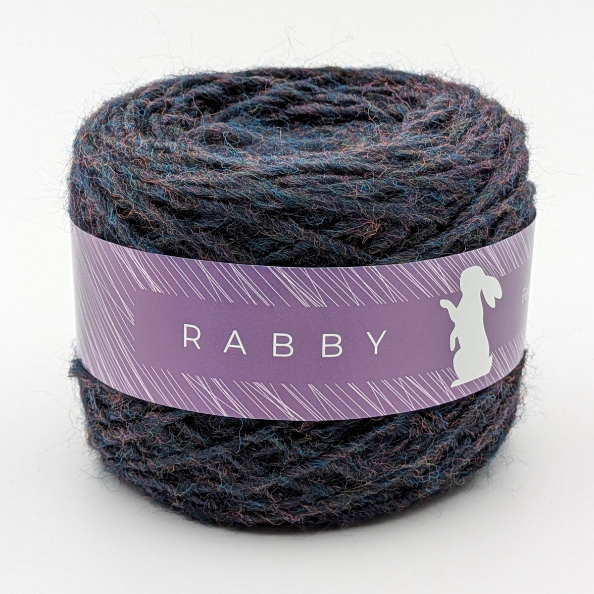 Dickes Garn Crush mit Alpaka in Dunkeljeans – RABBY, weitere Ansicht