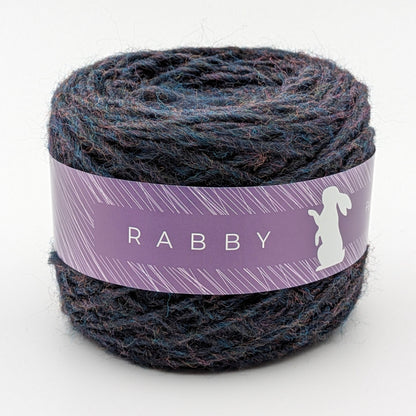 Dickes Garn Crush mit Alpaka in Dunkeljeans – RABBY, weitere Ansicht