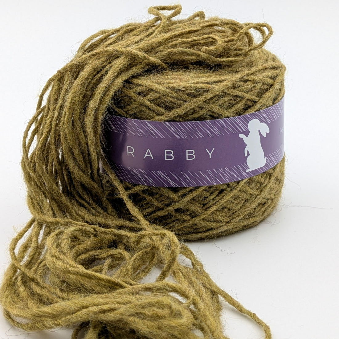 Dickes Garn Crush mit Alpaka in Grün, 180 m / 100 g – RABBY