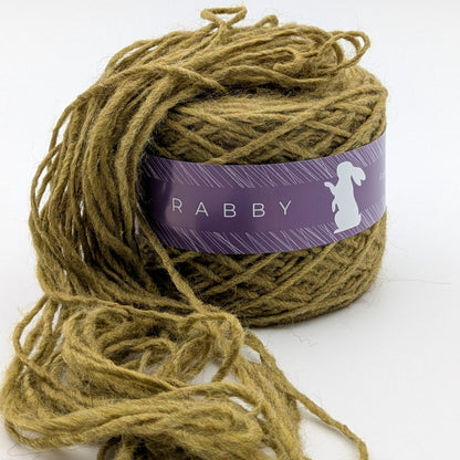 Dickes Garn Crush mit Alpaka in Grün, 180 m / 100 g – RABBY