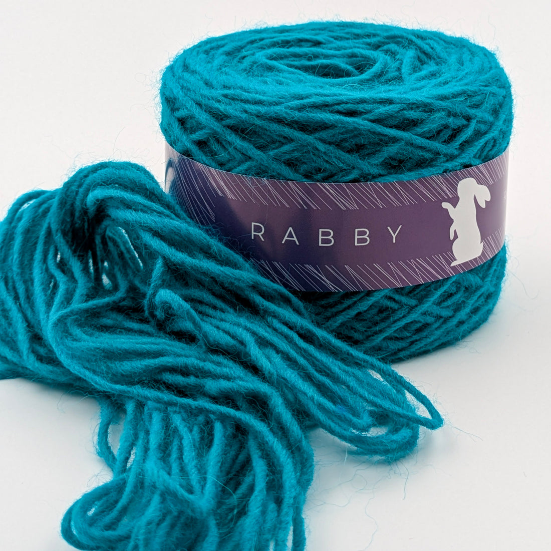 Dickes Garn Crush mit Alpaka in Türkis, 180 m / 100 g – RABBY