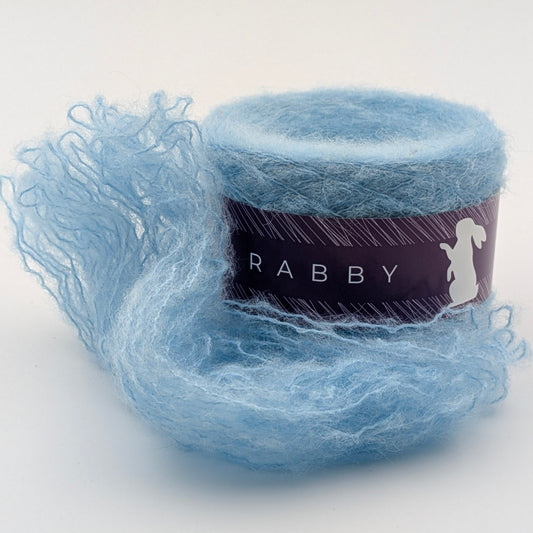 Lacegarn Rudina mit Alpaka in Hellblau, 800 m / 100 g – RABBY