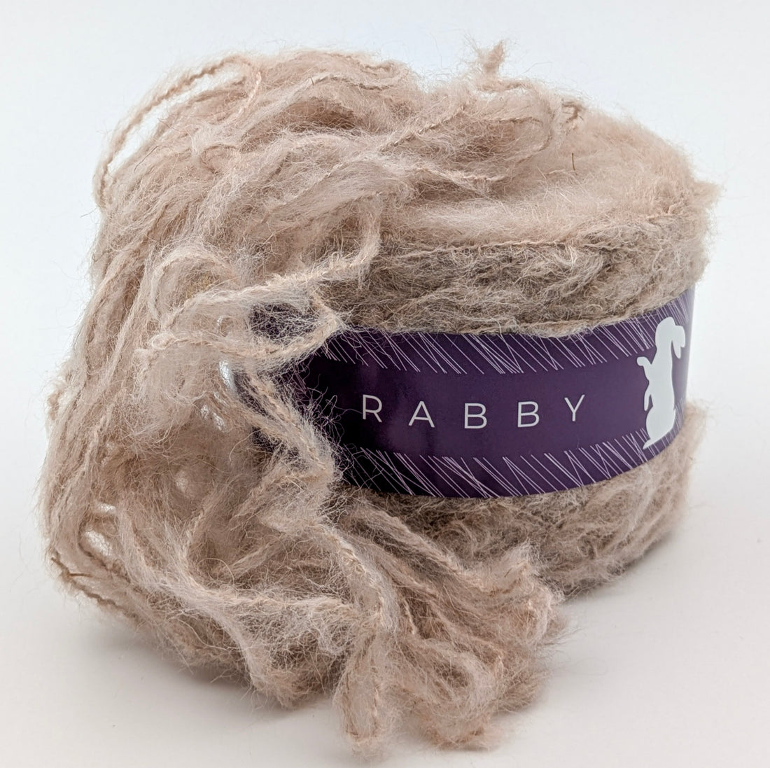 Alpaka Bouclé Pelageya mit Leinen, 220 m auf 100 g, Knäuel in Beige