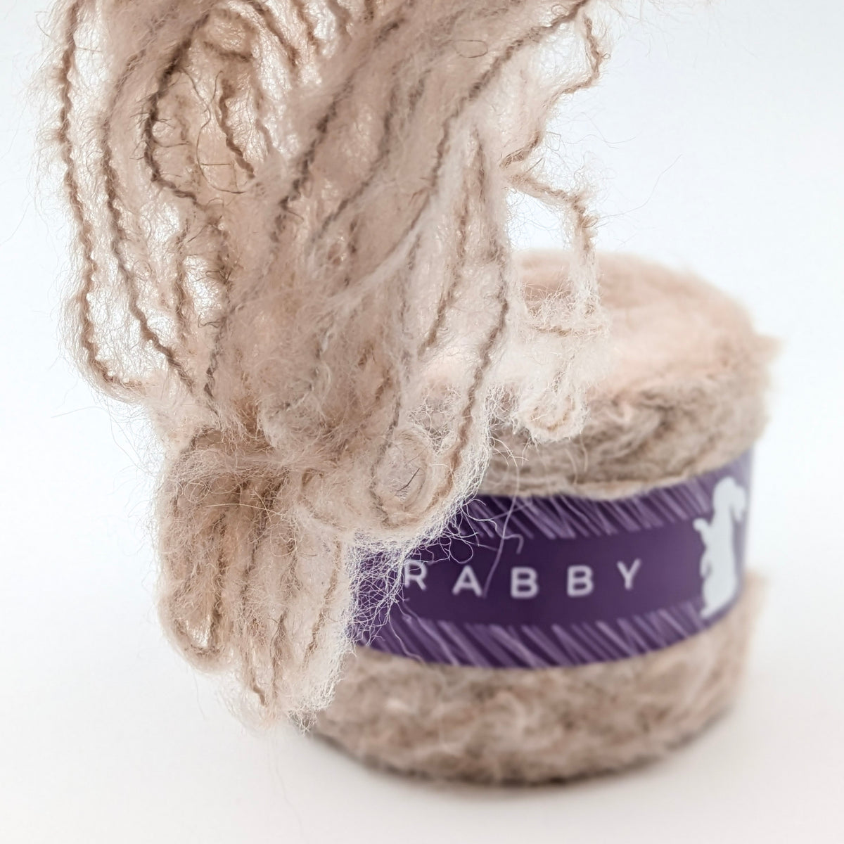 Alpaka Bouclé Pelageya mit Leinen, 220 m auf 100 g, Knäuel in Beige