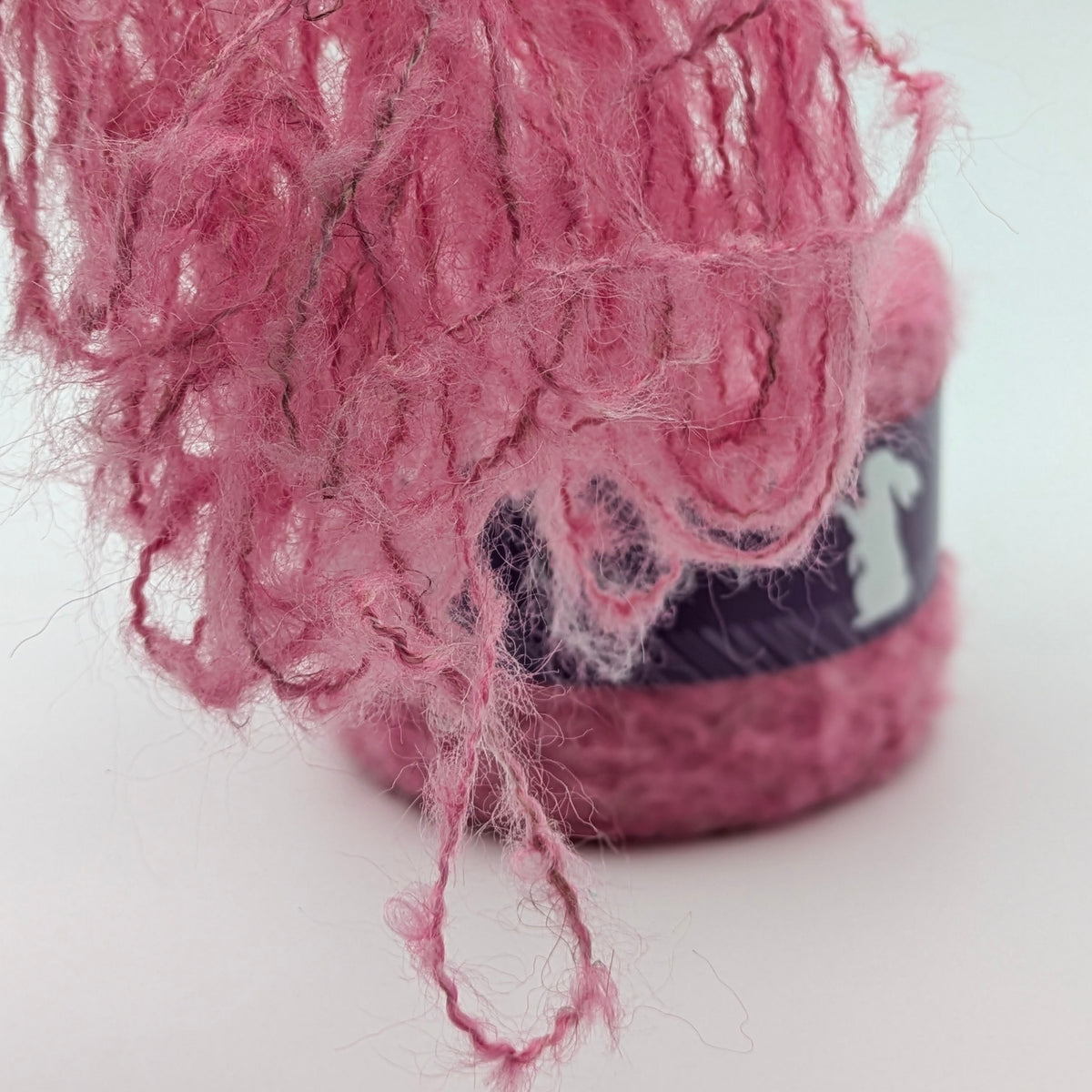 Alpaka Bouclé Pelageya mit Leinen, 220 m auf 100 g, Knäuel in Rosa