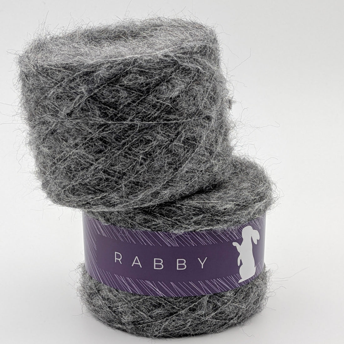 Alpaka Wolle Bafina in Grau – RABBY, weitere Ansicht