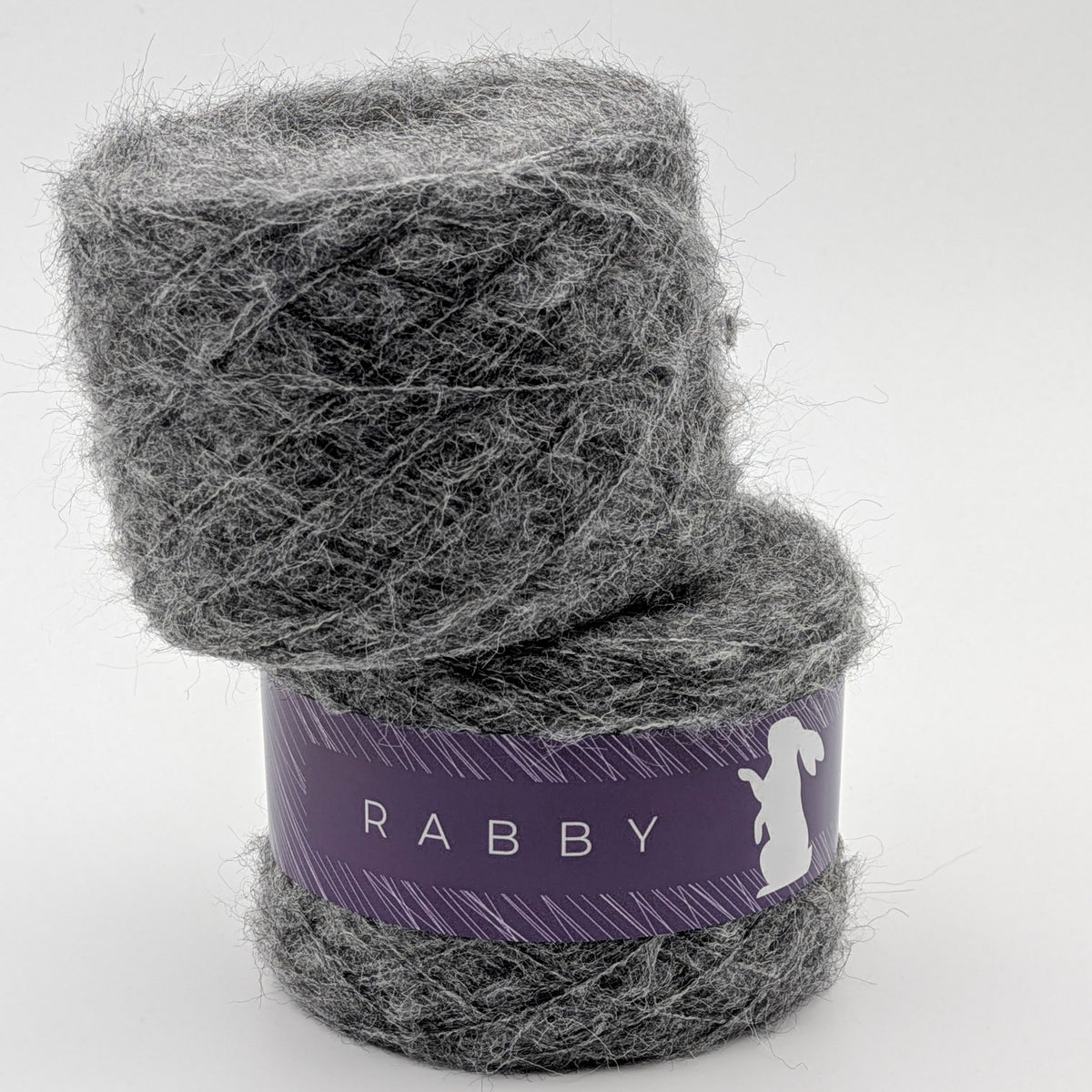 Alpaka Wolle Bafina in Grau – RABBY, weitere Ansicht