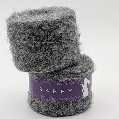 Alpaka Wolle Bafina in Grau – RABBY, weitere Ansicht