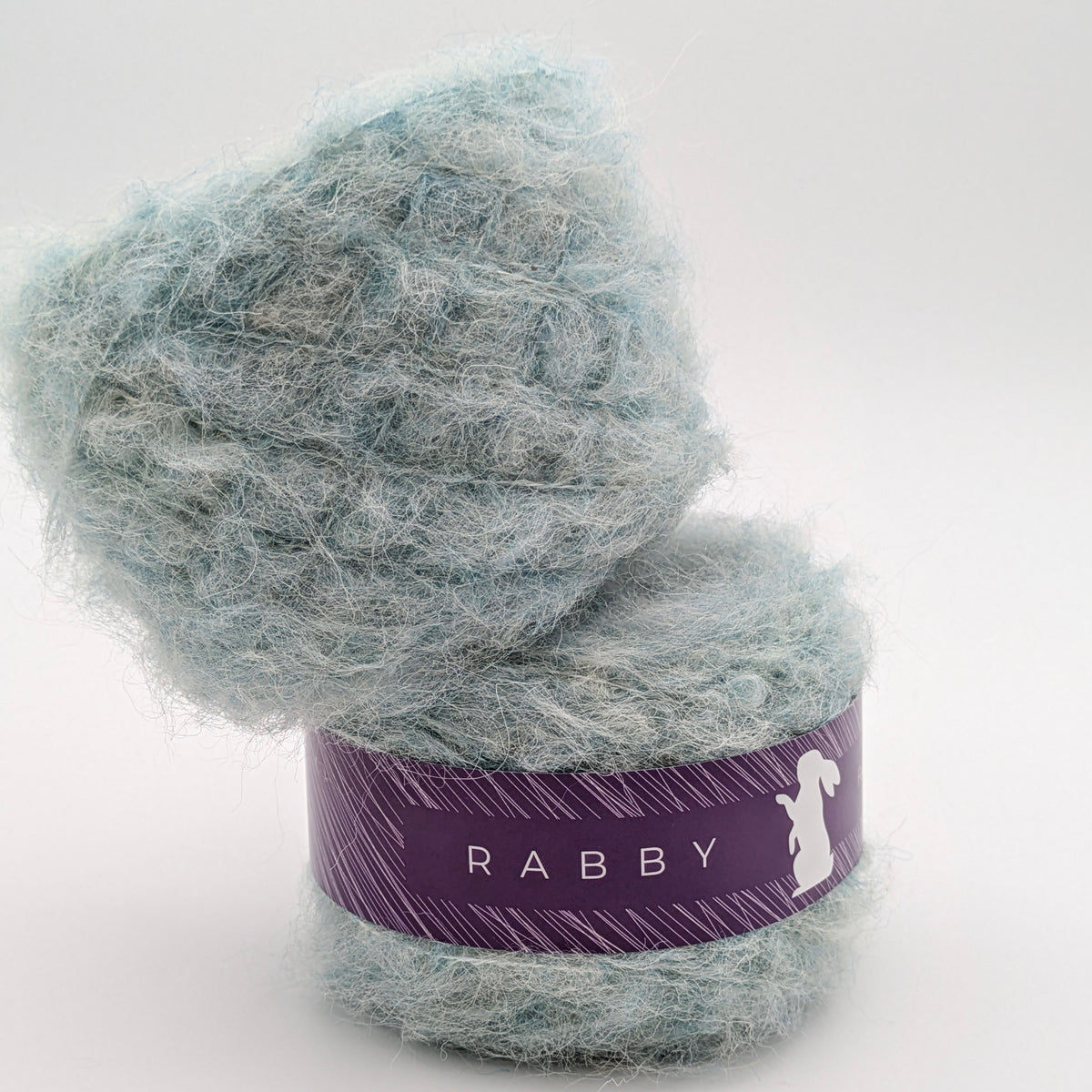 Alpaka Mohair Wolle Bucky in Mint – RABBY, weitere Ansicht
