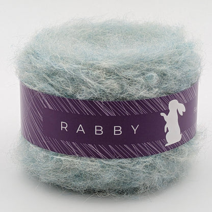 Alpaka Mohair Wolle Bucky in Mint – RABBY, weitere Ansicht