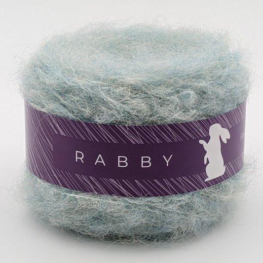 Alpaka Mohair Wolle Bucky in Mint – RABBY, weitere Ansicht