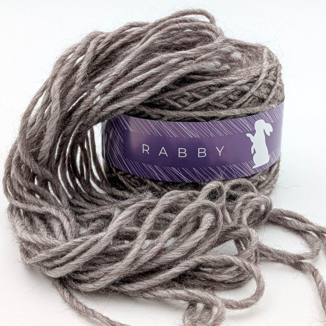 Dickes Garn Elora mit Alpaka in Grau, 150 m / 100 g – RABBY