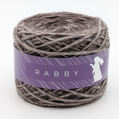 Dickes Garn Elora mit Alpaka in Grau – RABBY, weitere Ansicht