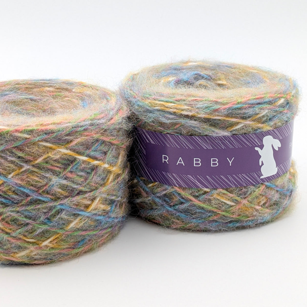 Buntes Garn Tenero mit Alpaka in Multicolor – RABBY, weitere Ansicht