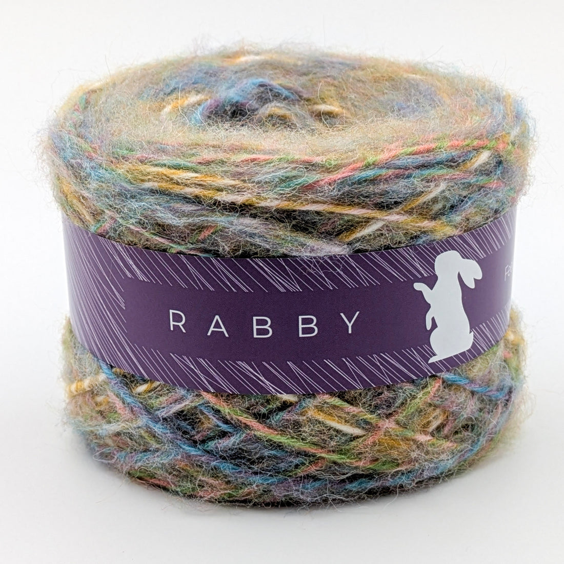 Buntes Garn Tenero mit Alpaka in Multicolor – RABBY, weitere Ansicht
