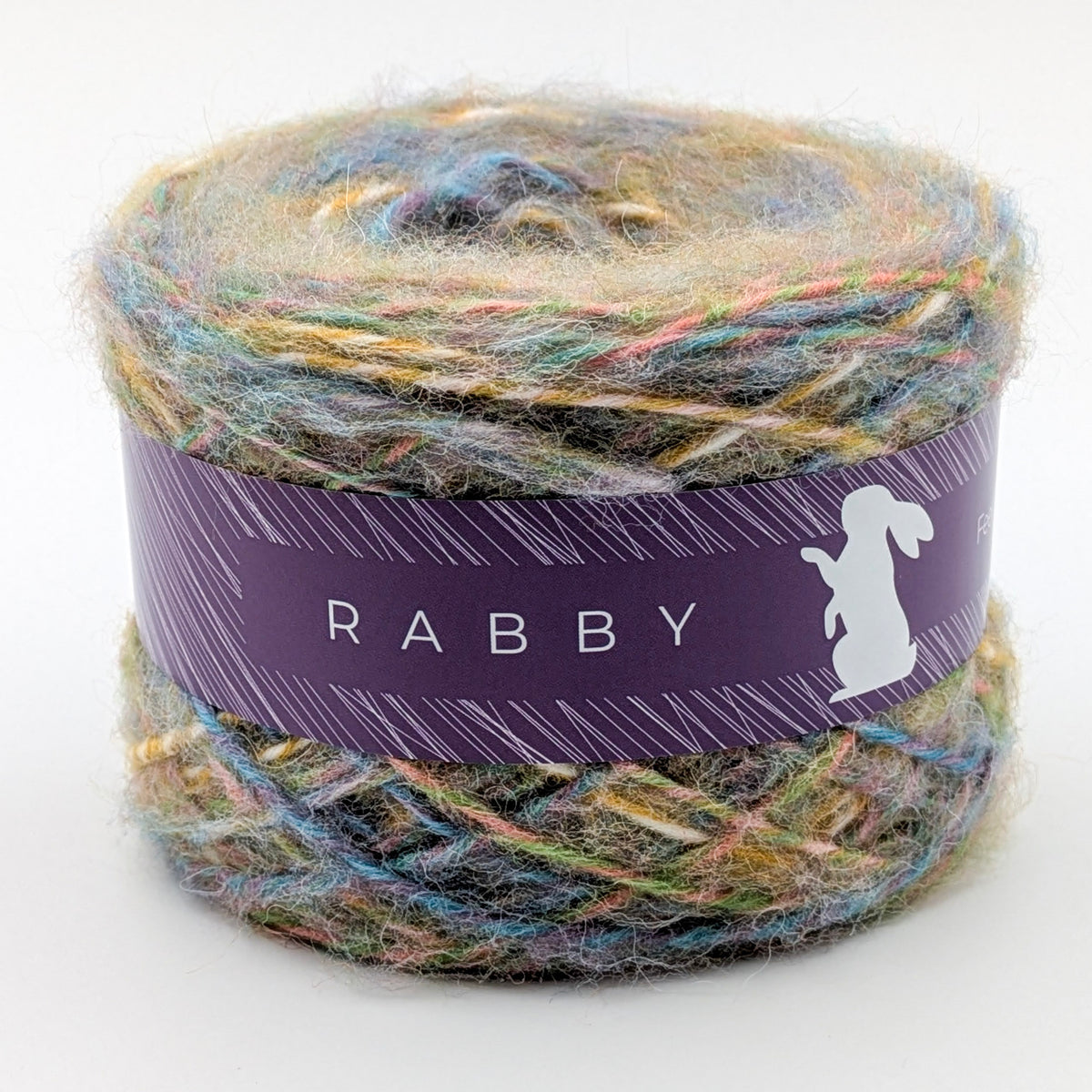 Buntes Garn Tenero mit Alpaka in Multicolor – RABBY, weitere Ansicht