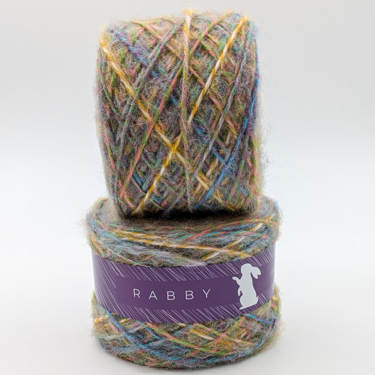 Buntes Garn Tenero mit Alpaka in Multicolor – RABBY, weitere Ansicht