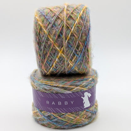 Buntes Garn Tenero mit Alpaka in Multicolor – RABBY, weitere Ansicht