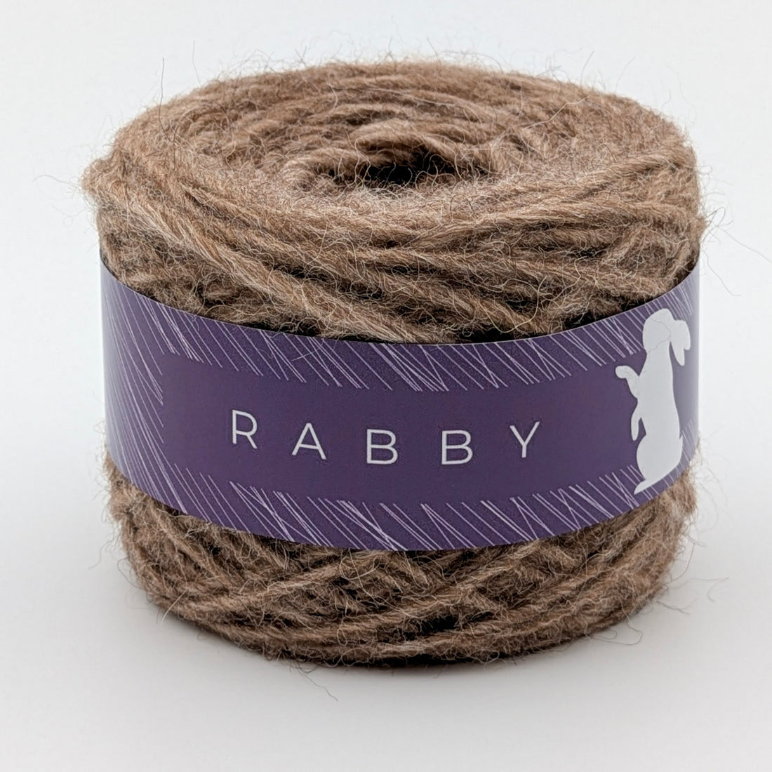 Dicke Wolle Bella mit Baby Alpaka in Braun – RABBY, weitere Ansicht
