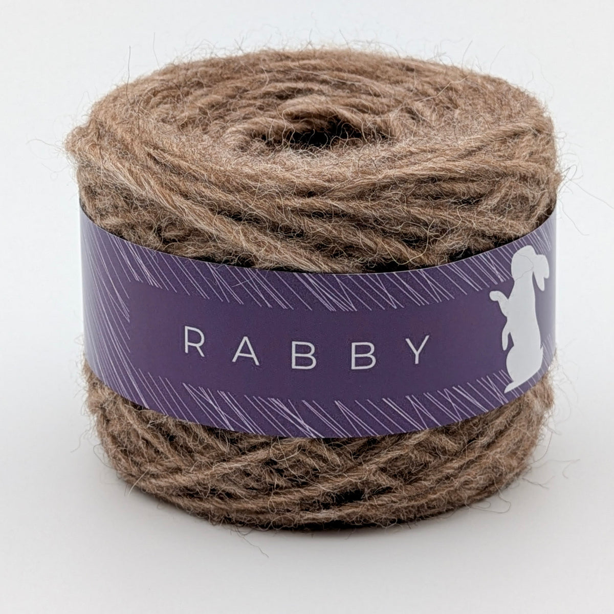 Dicke Wolle Bella mit Baby Alpaka in Braun – RABBY, weitere Ansicht