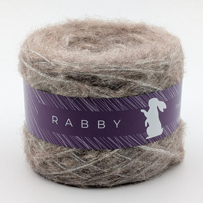 Baby Alpaka Wolle Romana mit Glitzer in Grau – RABBY, weitere Ansicht
