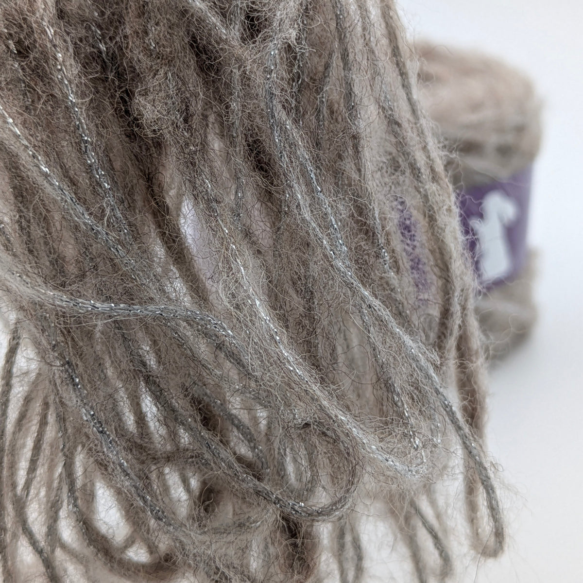 Baby Alpaka Wolle Romana mit Glitzer – Garn im Detail, RABBY