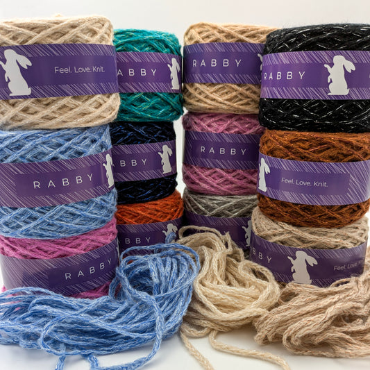 Glitzerwolle Nila mit Alpaka in allen Farben – RABBY