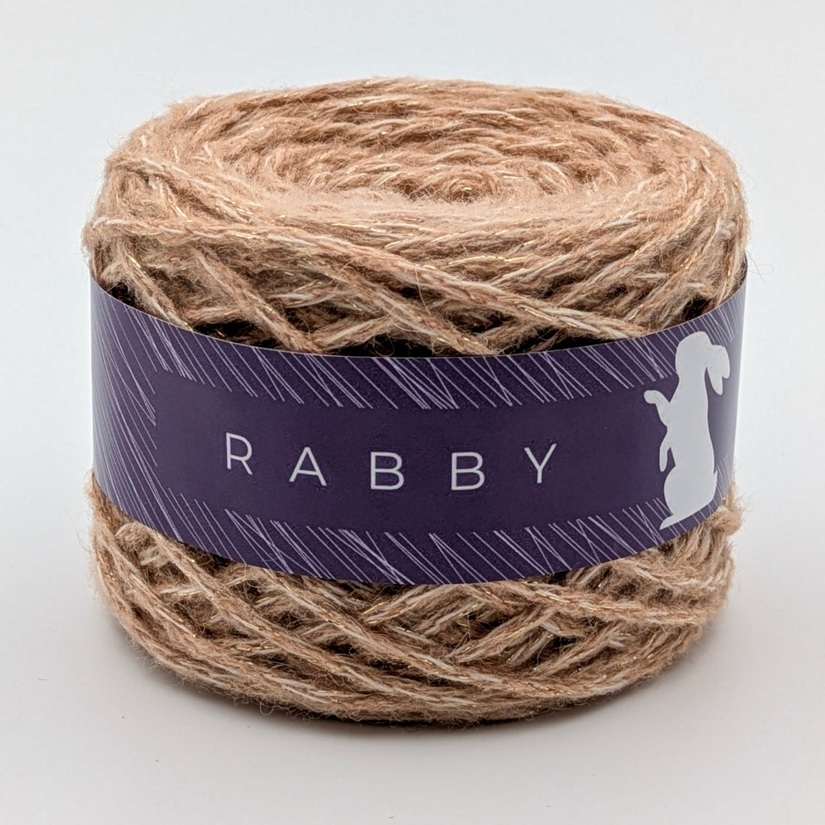 Glitzerwolle Nila mit Alpaka in Gold, 220 m / 100 g – RABBY