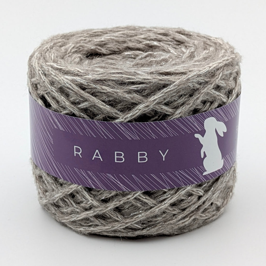 Glitzerwolle Nila mit Alpaka in Grau, 220 m / 100 g – RABBY