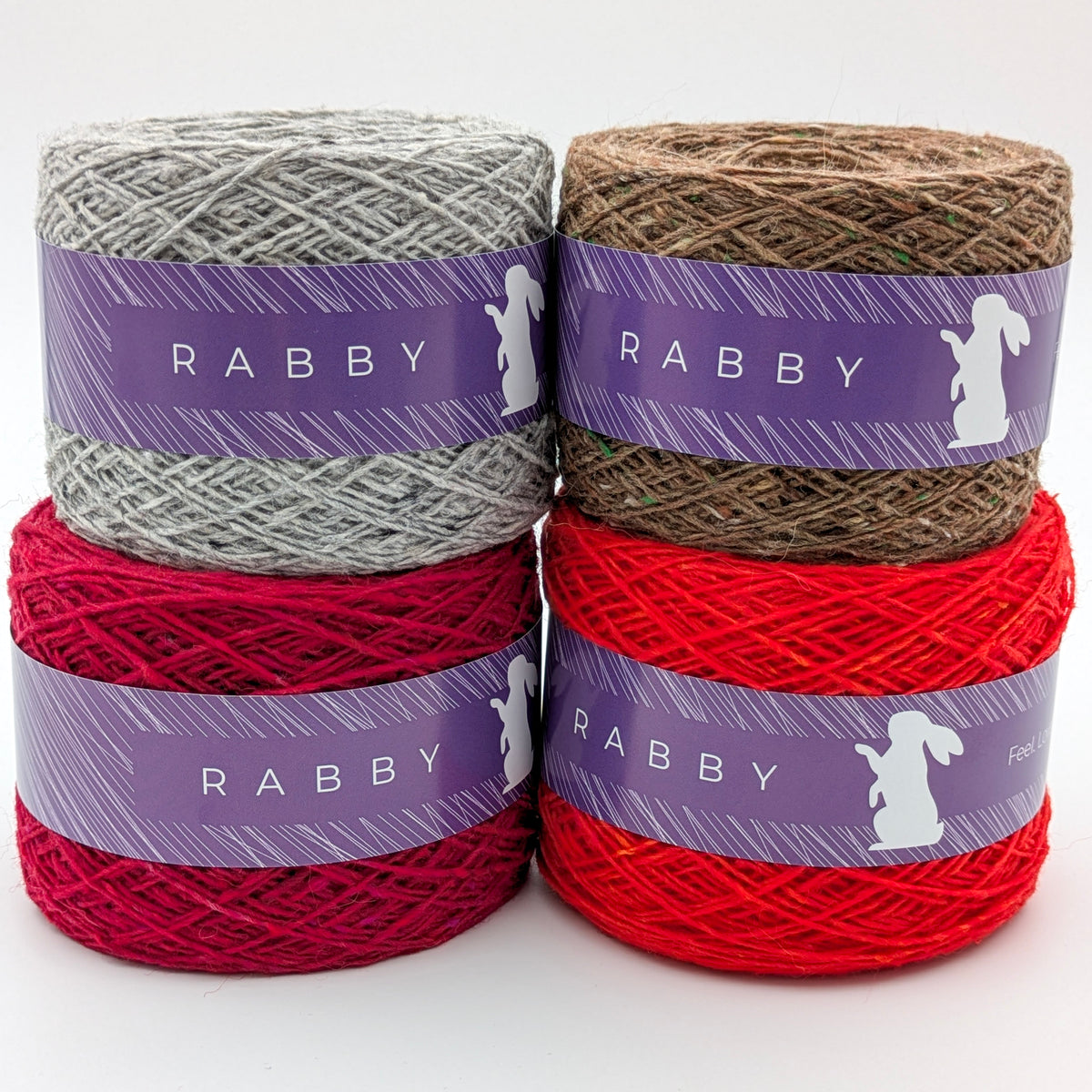 Tweed Wolle Almina mit Alpaka in allen Farben – RABBY