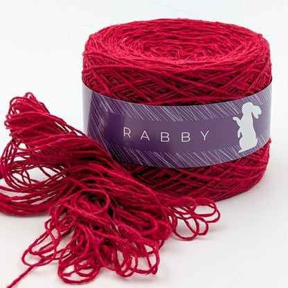 Tweed Wolle Almina mit Alpaka in Bordeaux, 420 m / 100 g – RABBY