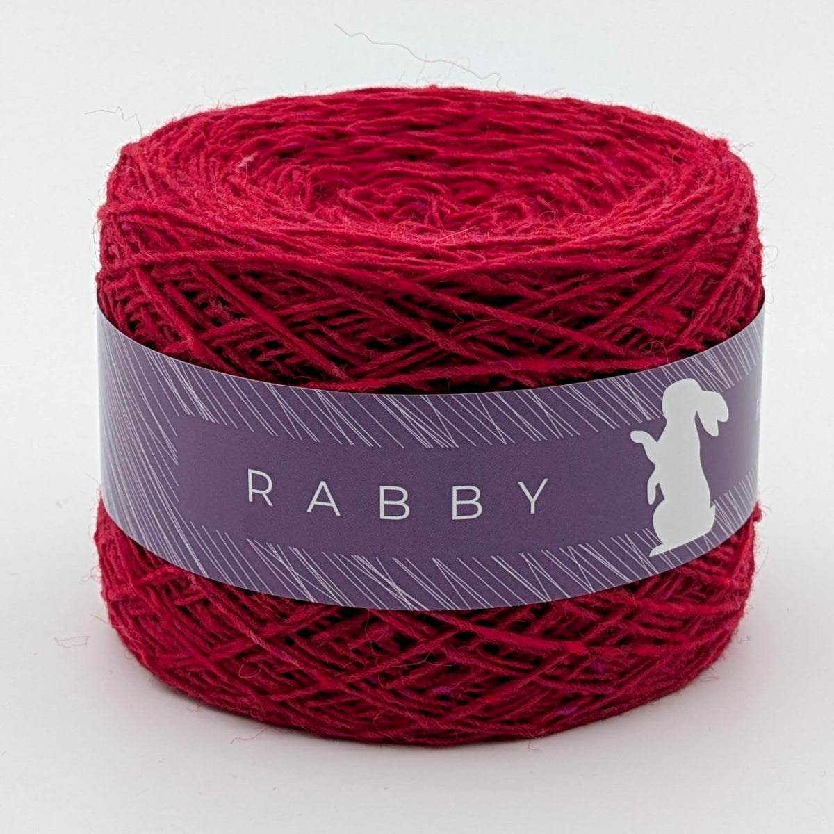 Tweed Wolle Almina mit Alpaka in Bordeaux – RABBY, weitere Ansicht