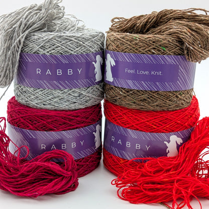 Tweed Wolle Almina mit Alpaka – Garn im Detail, RABBY