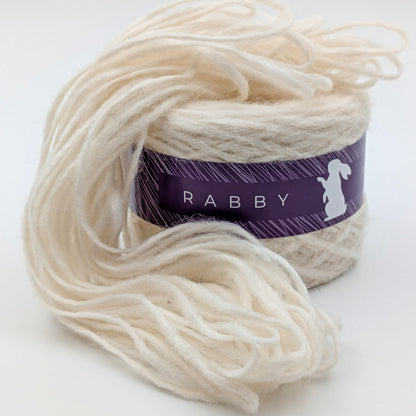 Baby Alpaka Wolle Punia in Weiß, 220 m / 100 g – RABBY