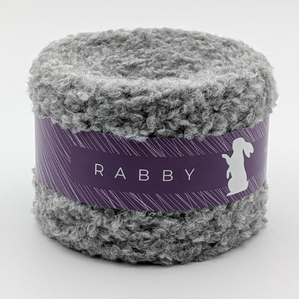 Bouclé Garn Cuma mit Wolle in Grau, 130 m / 100 g – RABBY