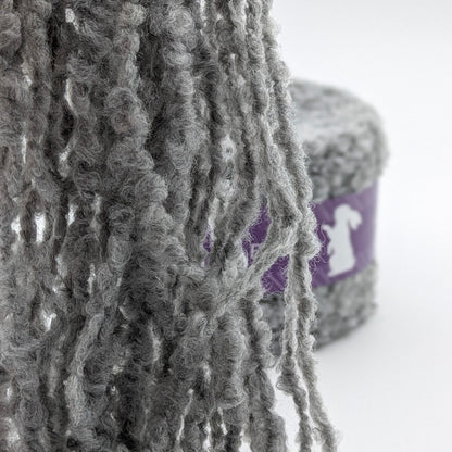 Bouclé Garn Cuma mit Wolle in Grau – Garn im Detail, RABBY