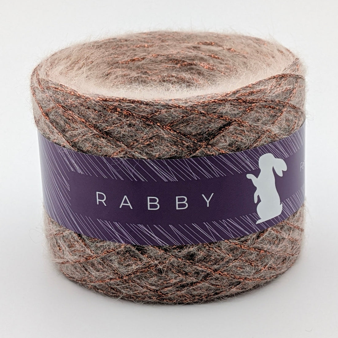 Glitzergarn Feuerwerk mit Mohair in Kupfer, 400 m / 100 g – RABBY