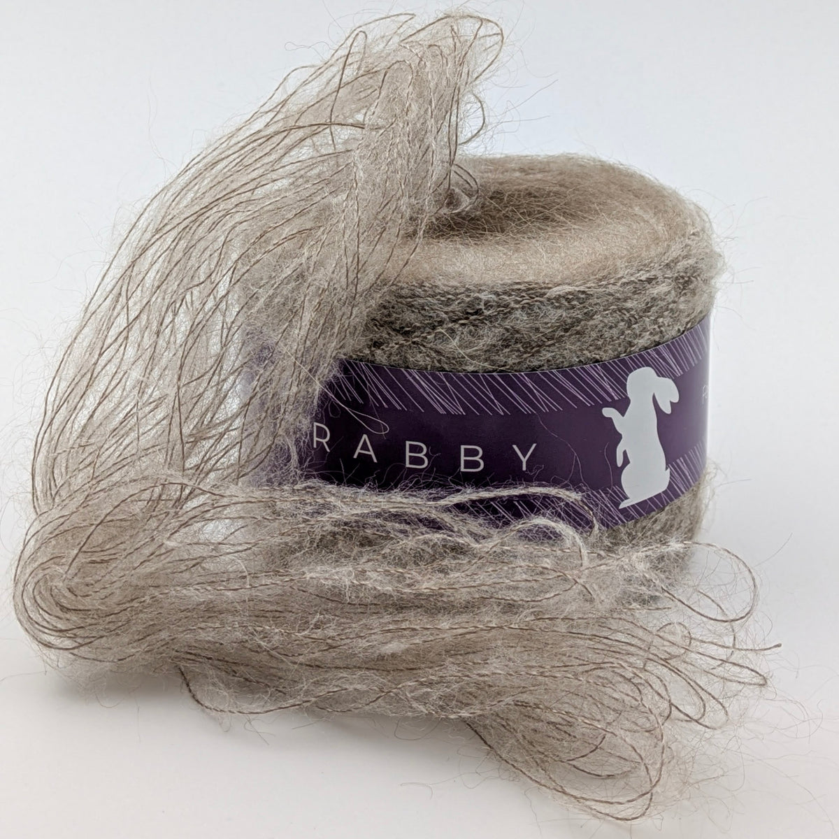 Lacegarn Vilia mit Kid Mohair in Grau, 900 m / 100 g – RABBY