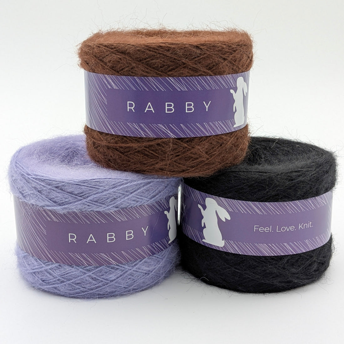 Feines Garn Ecka mit Kid Mohair in allen Farben – RABBY