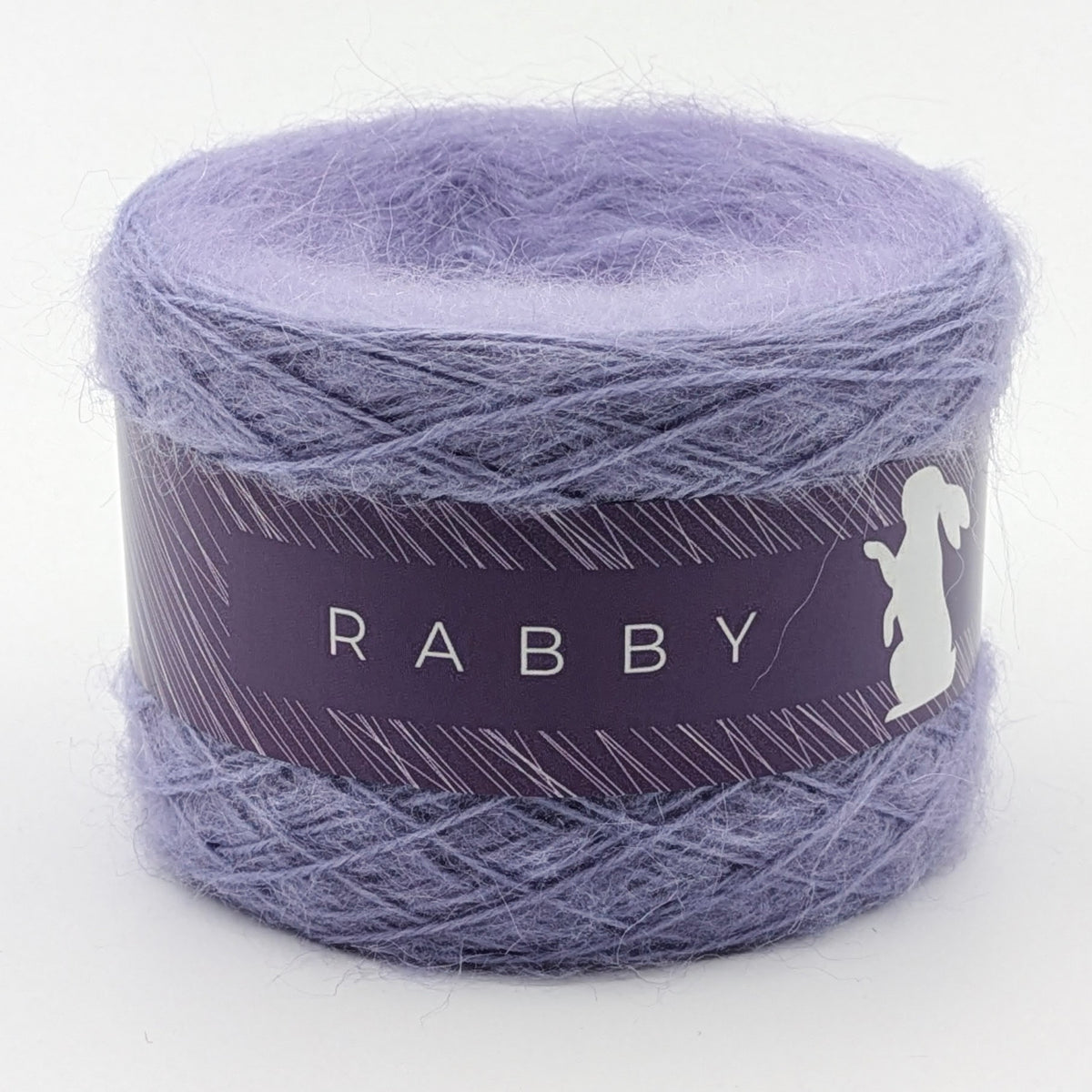 Feines Garn Ecka mit Kid Mohair in Lavendel – RABBY, weitere Ansicht
