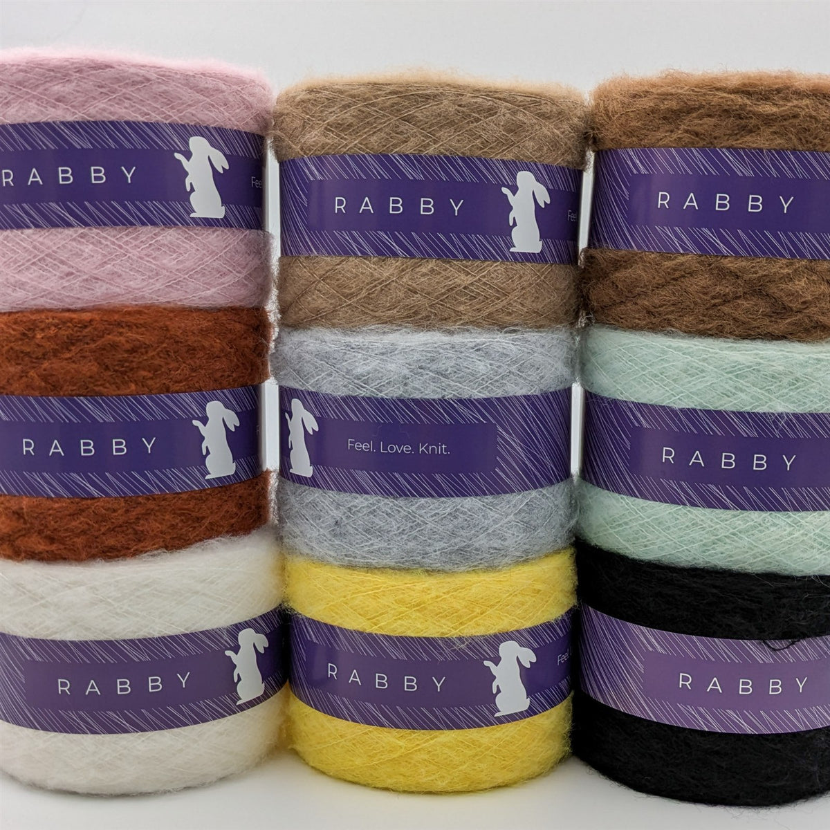 Lacegarn Malibu mit Mohair in allen Farben – RABBY, weitere Ansicht