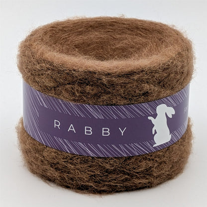 Lacegarn Malibu mit Mohair in Braun, 900 m / 100 g – RABBY