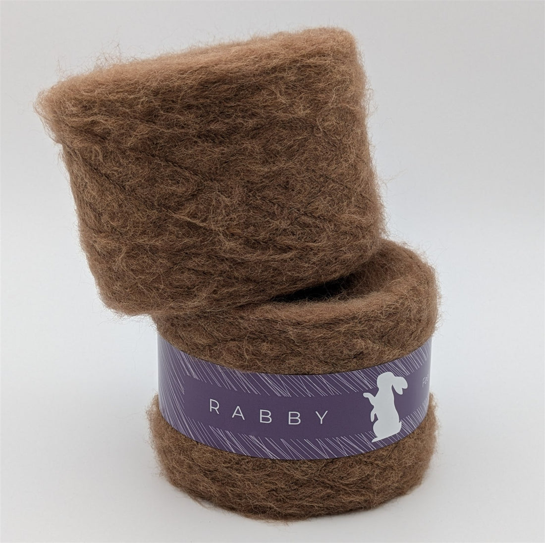 Lacegarn Malibu mit Mohair in Braun – RABBY, weitere Ansicht