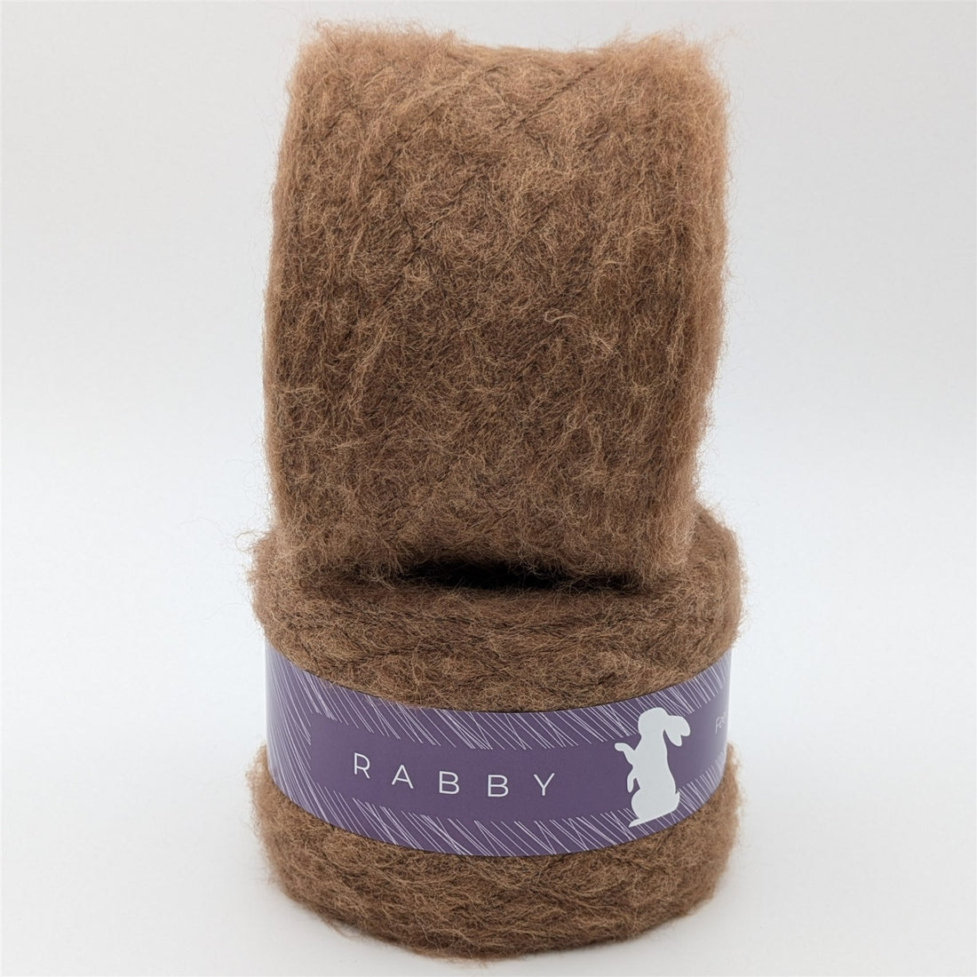 Lacegarn Malibu mit Mohair in Braun – RABBY, weitere Ansicht