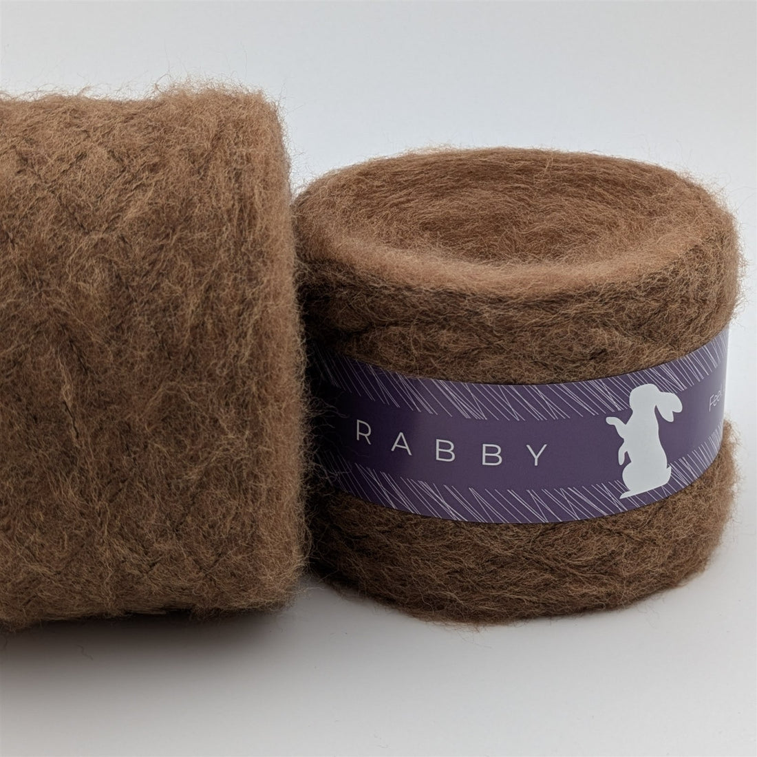 Lacegarn Malibu mit Mohair in Braun – RABBY, weitere Ansicht