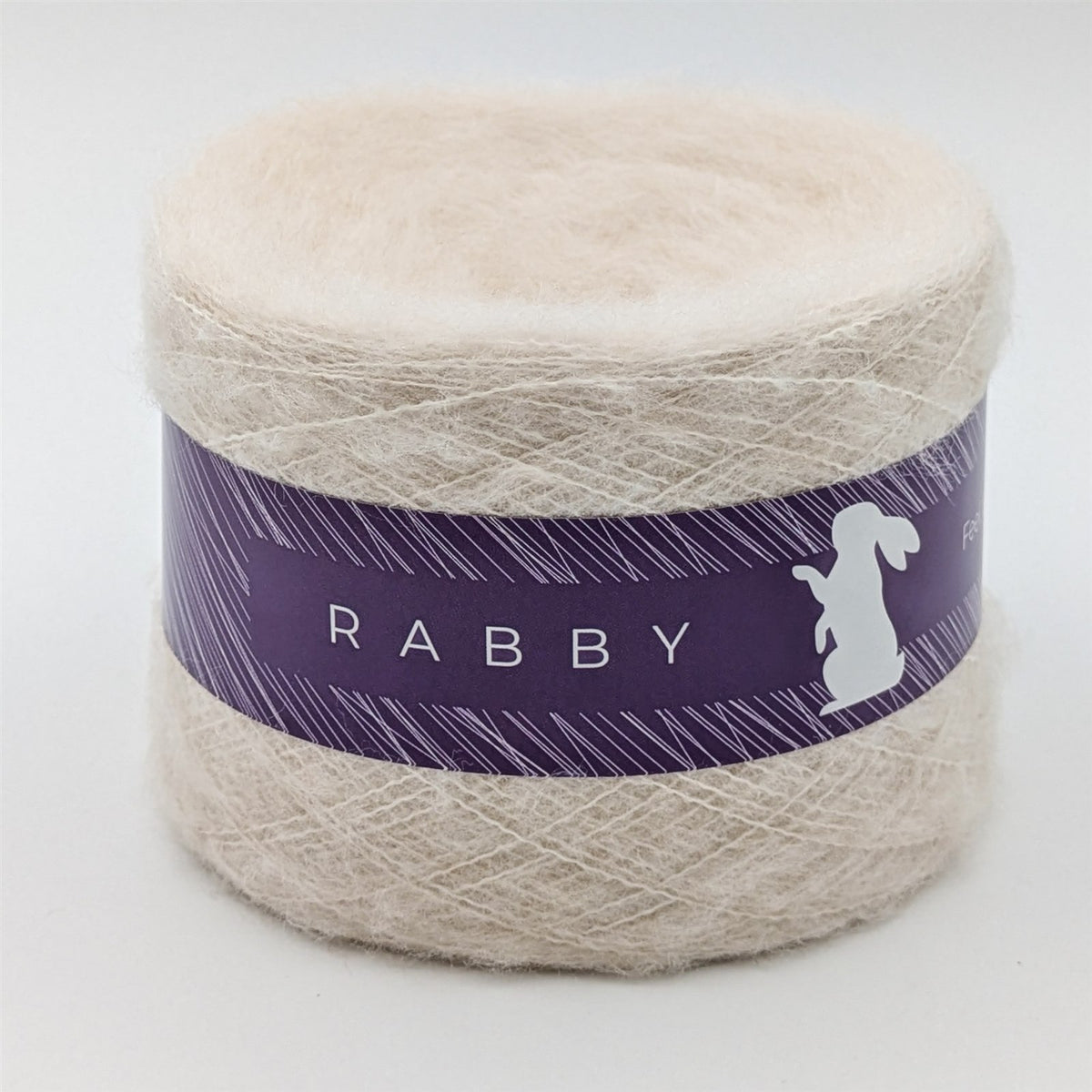 Lacegarn Malibu mit Mohair in Creme, 900 m / 100 g – RABBY