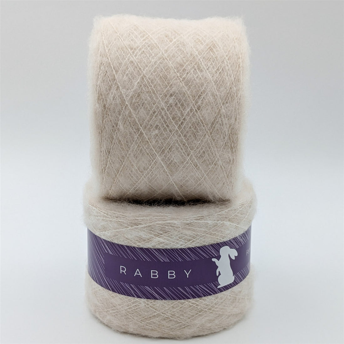 Lacegarn Malibu mit Mohair in Creme – RABBY, weitere Ansicht